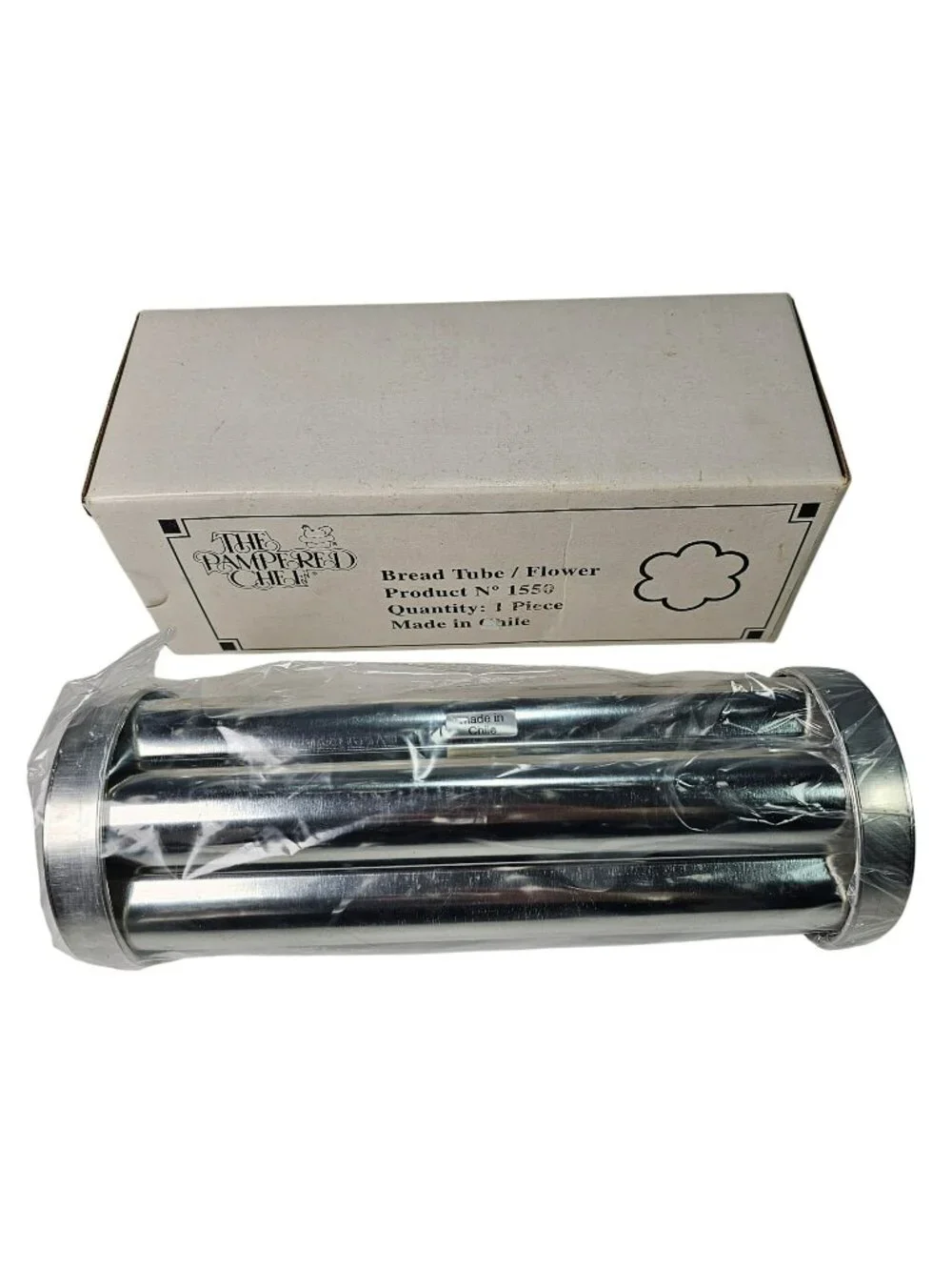 The Pampered Chef Bread Tube Flower Shape #1550 NEW Open Box